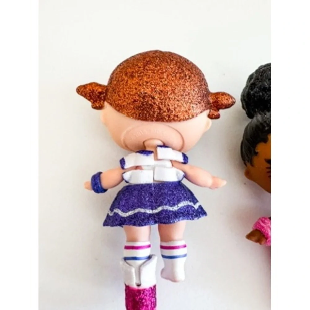 LOL Surprise All Star BBs Cheer Team Dolls Lot of 4 With Accessories Pom Poms